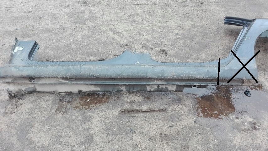 фото №1, Порог левый - vw phaeton