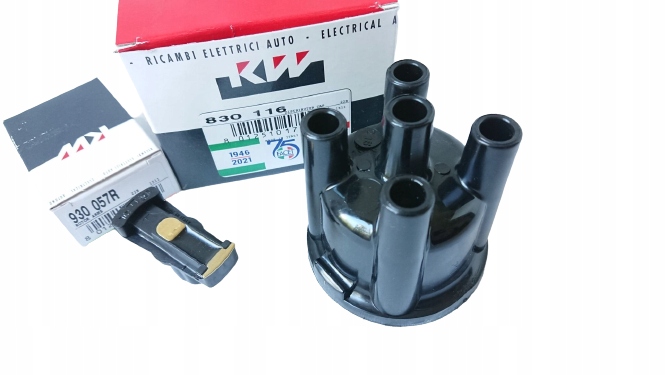 фото №1, Трамблерна кришка апарата запалювання + контактний палець kw 830 116