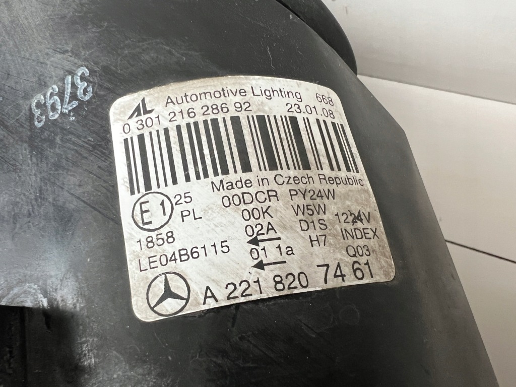 фото №9, Лампа передняя правая mercedes s-klasa w221 ксенон a2218207461