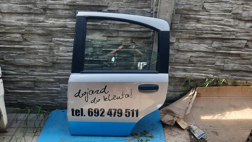 фото №1, Дверь левый задняя fiat panda 06r