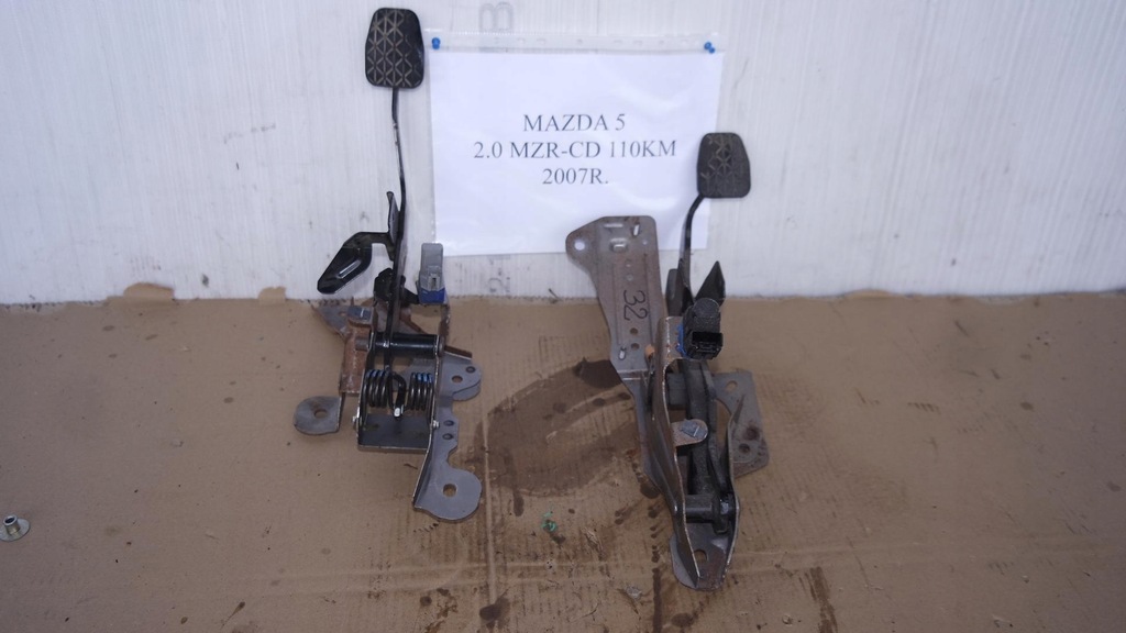 фото №1, Педаль гальма зчеплення mazda 5 i 2.0 mzr-cd