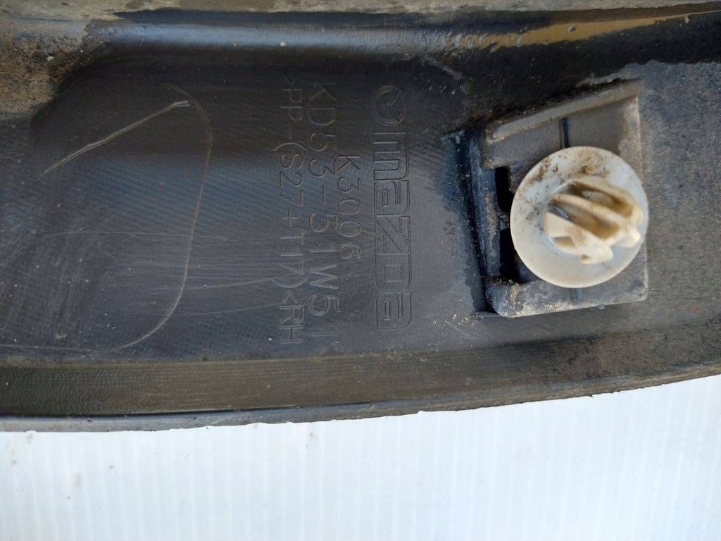 фото №16, Mazda cx-5 cx5 i ke молдинг крыла правый задняя задняя kd53-51w51