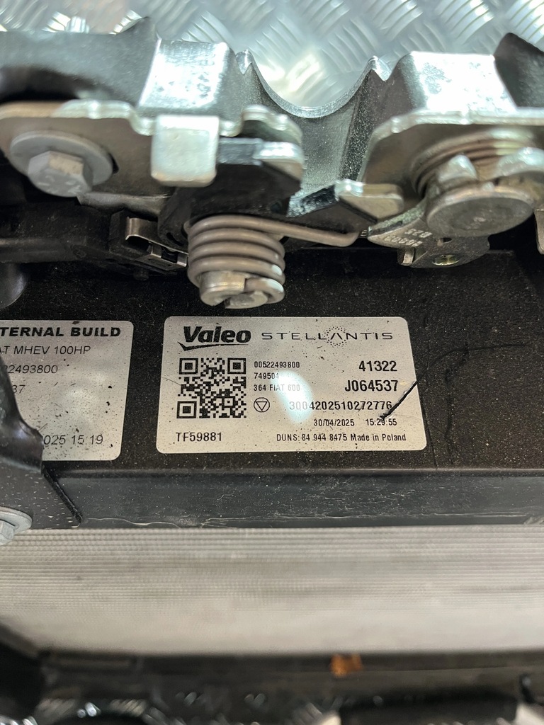 фото №7, Pas перед передній радіатор вентилятор fiat 600 23- 1.2 thp гібрид