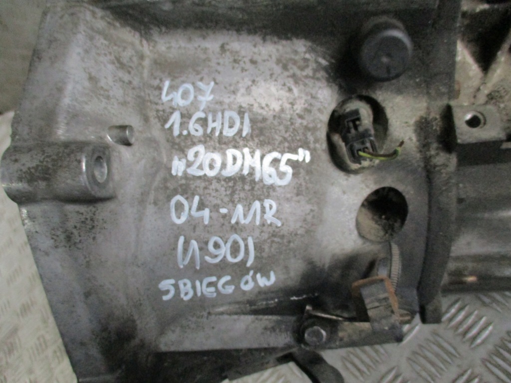 фото №7, Коробка передач передач 20dm65 1.6hdl peugeot 407 04-11
