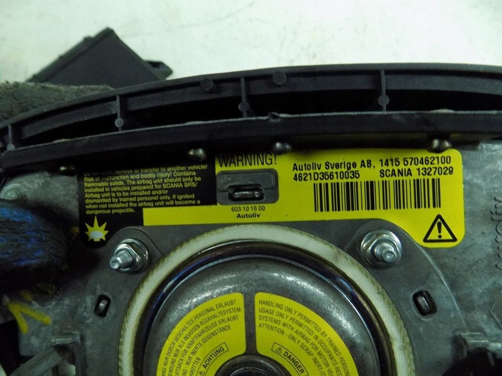 фото №4, Scania r 114 380km 2004r подушка подушка безпеки водія