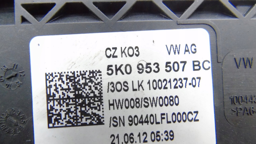 фото №6, Перемикач комбінований vw golf vi 5k0953507bc