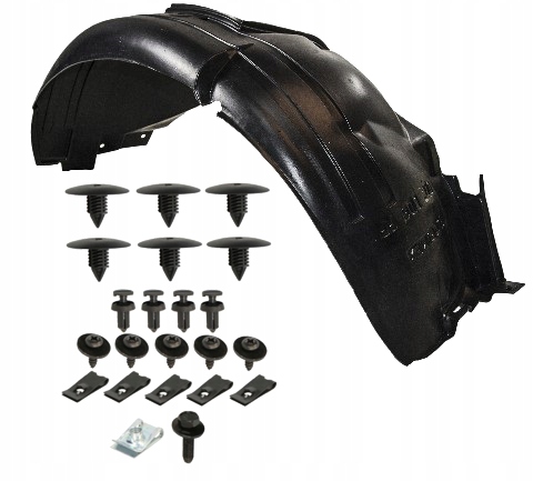 фото №1, Подкрылок dacia logan 2004-2009 перед левая + клипсы