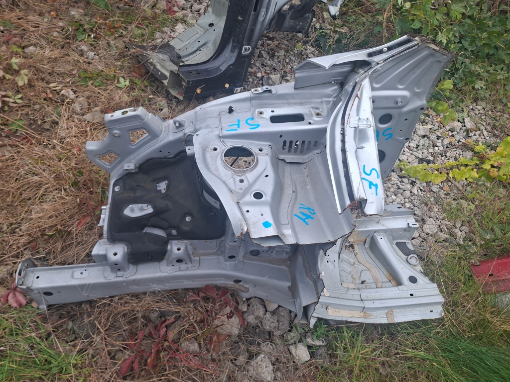 фото №2, Четверть лонжерон правая перед подкрылок чашка hyundai santa fe iv 18+