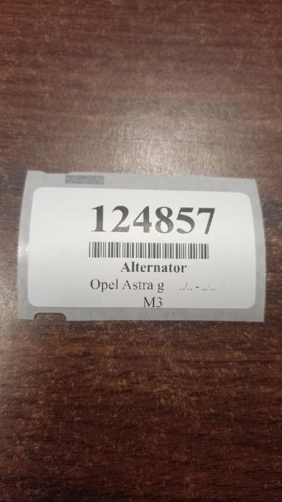 Opel astra g 1.7 d генератор 8971891123 Зі Шроту