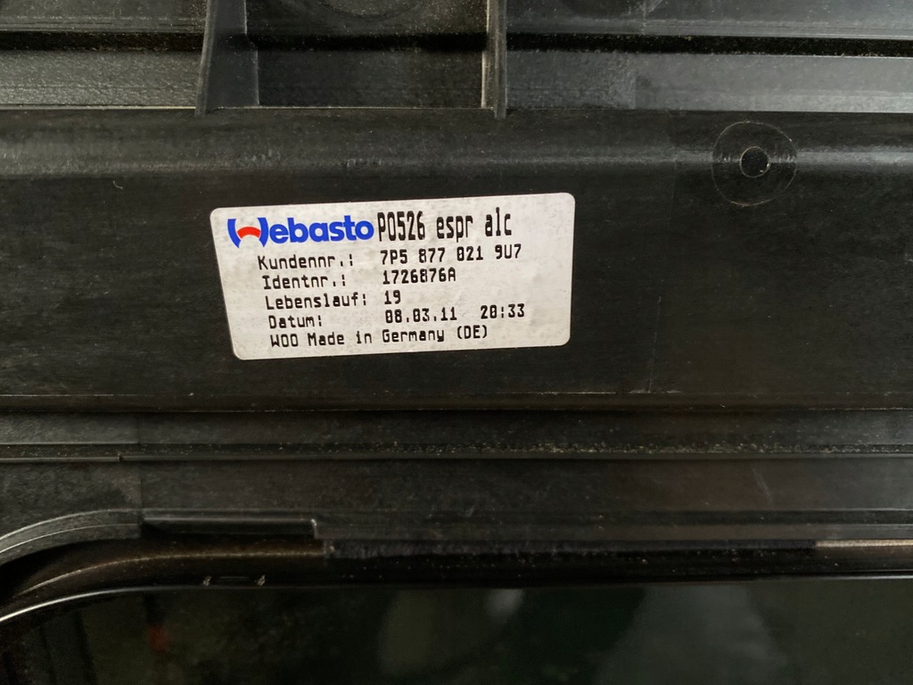 фото №12, Люк крыша панорама cayenne 7p 7p5 7p5877255 7p5959591 7p5877021