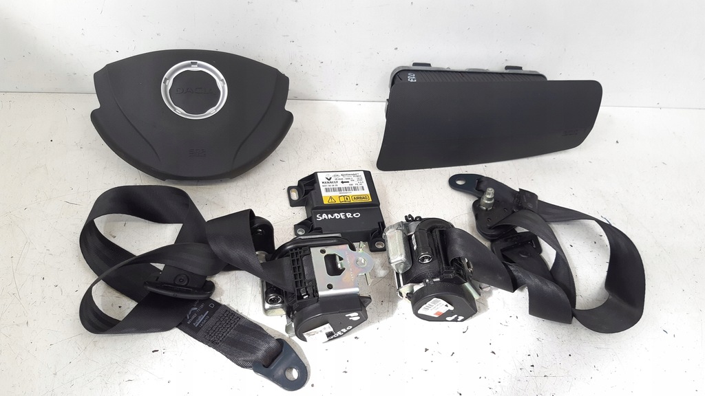 фото №1, Подушки безпеки ремені датчик kpl dacia sandero