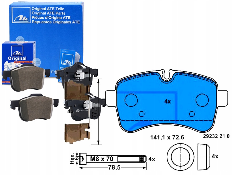 фото №1, Гальмівні колодки гальмівні iveco daily iv daily v daily vi 2