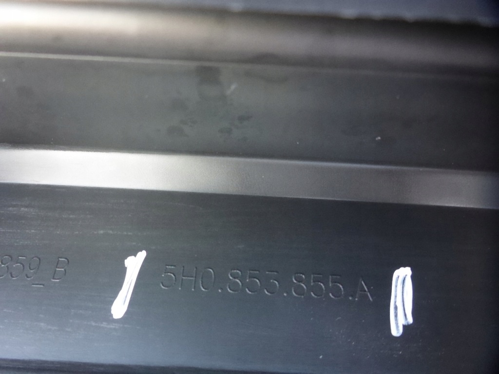 фото №12, Vw golf viii 8 5h порог молдинг порог накладка левая 5h0853855a nowa оригинал