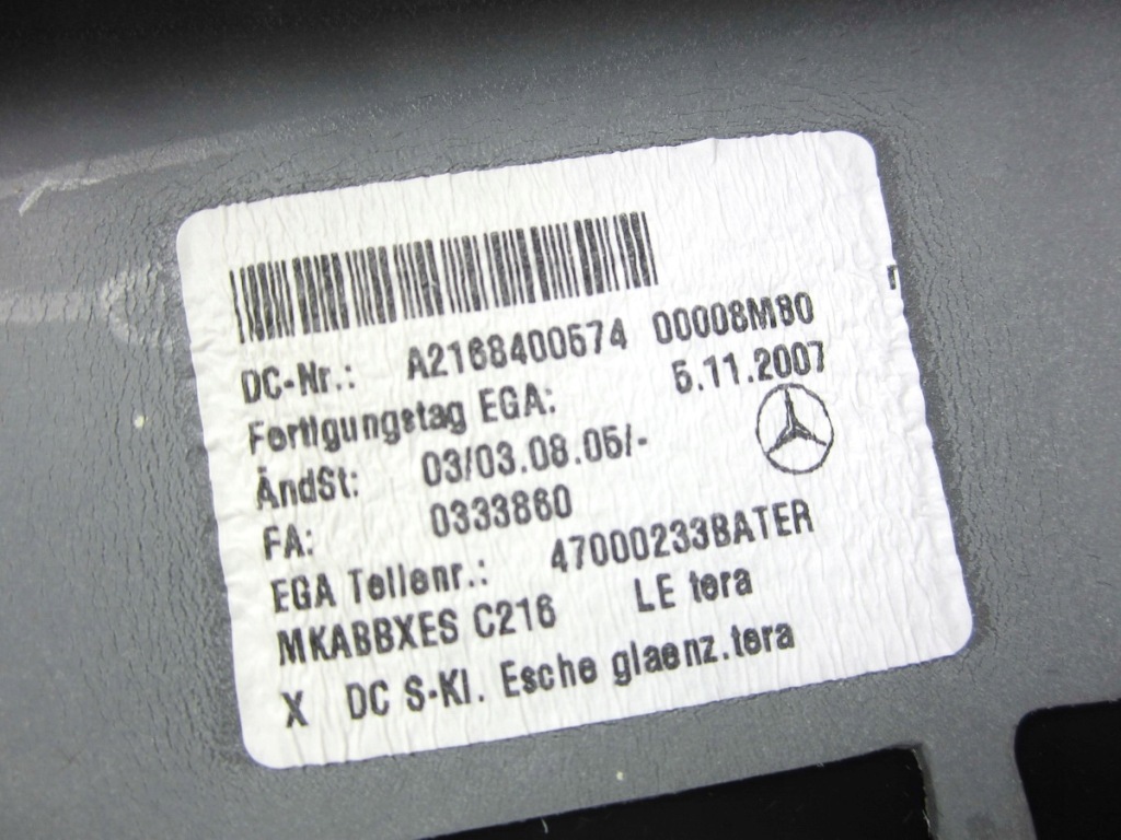 Бардачок тунель сидіння задній задній mercedes cl w216 c216 Київ