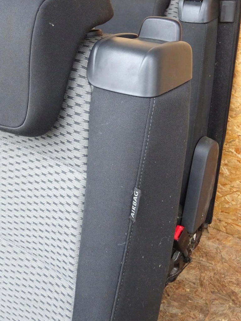 фото №7, Sharan alhambra 7n обивка сиденья задняя задние ii iii ряд подушка безопасности комплект