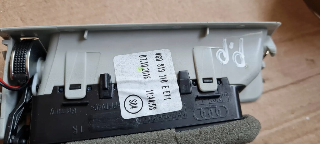 фото №11, A6 c7 4g lift решітка обдув стійка b 4g0819210e кришталевий сріблястий a7 4g