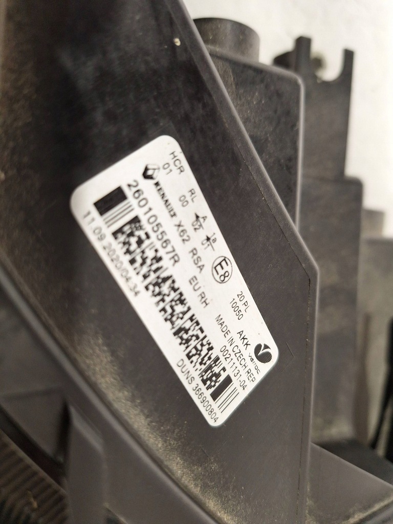 фото №8, Лампа перед правая 260105567r renault master iii iv movano b lift 19-