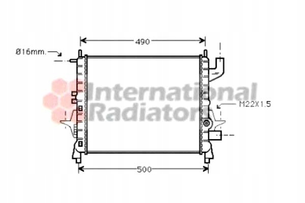 Купить Van wezel радиатор воды renault twingo 1 1.2 c06