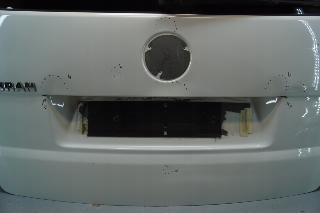 фото №6, Крышка багажника багажника задняя vw touran i lift