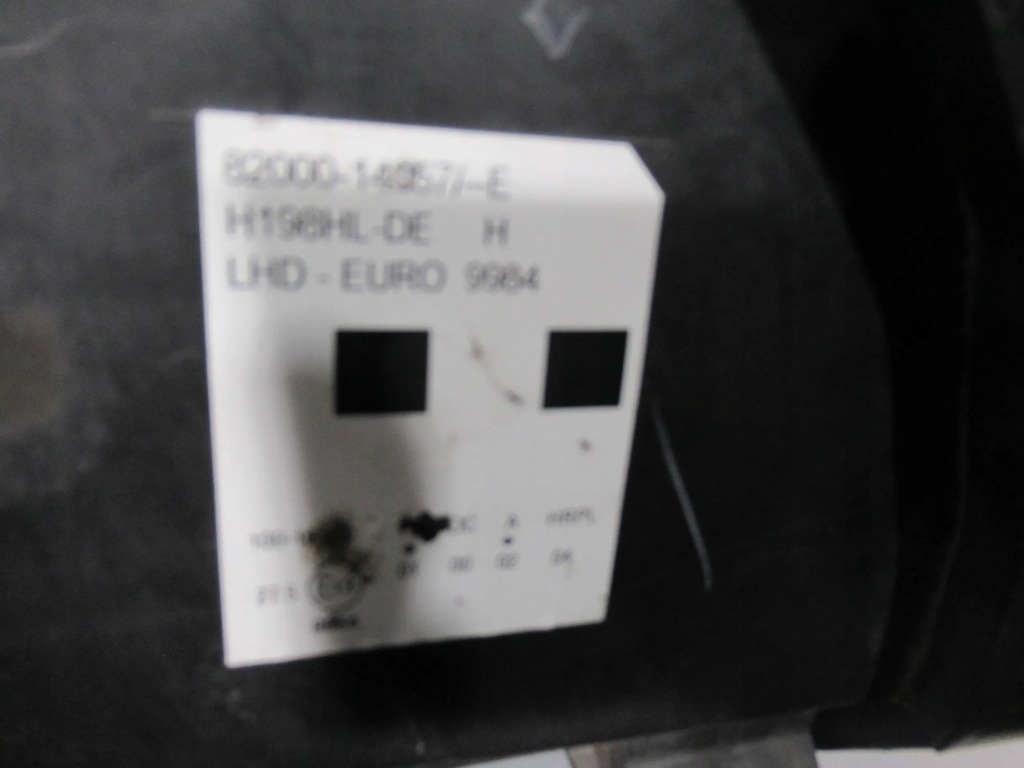 фото №6, Лампа перед ліва 8200014057 renault vel satis