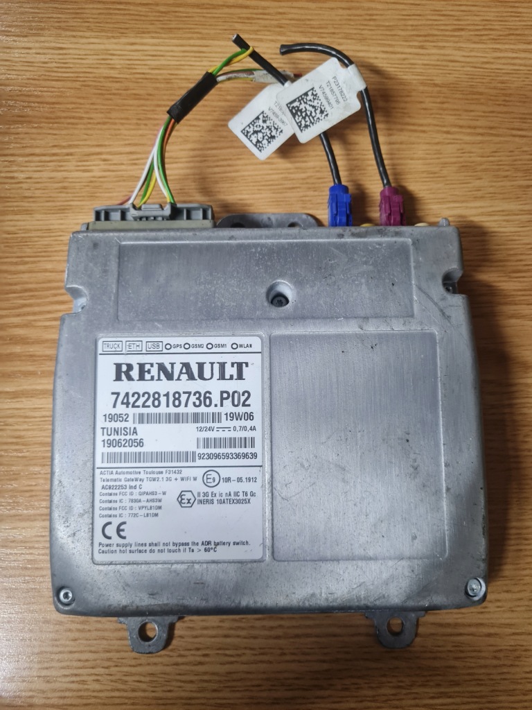 фото №1, Блок керування модуль gps gsm renault gama t range 7422818736 p02