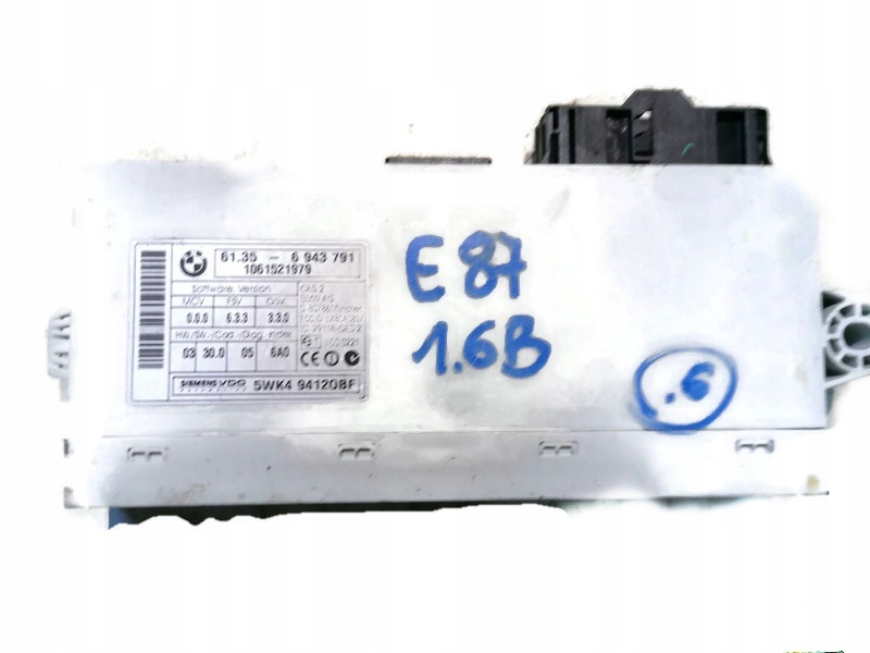 фото №1, Bmw 1 e81 e82 e87 модуль блок управления cas 6943791