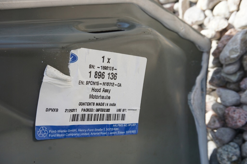 фото №10, Ford ecosport 12-17r капот nowa оригинал