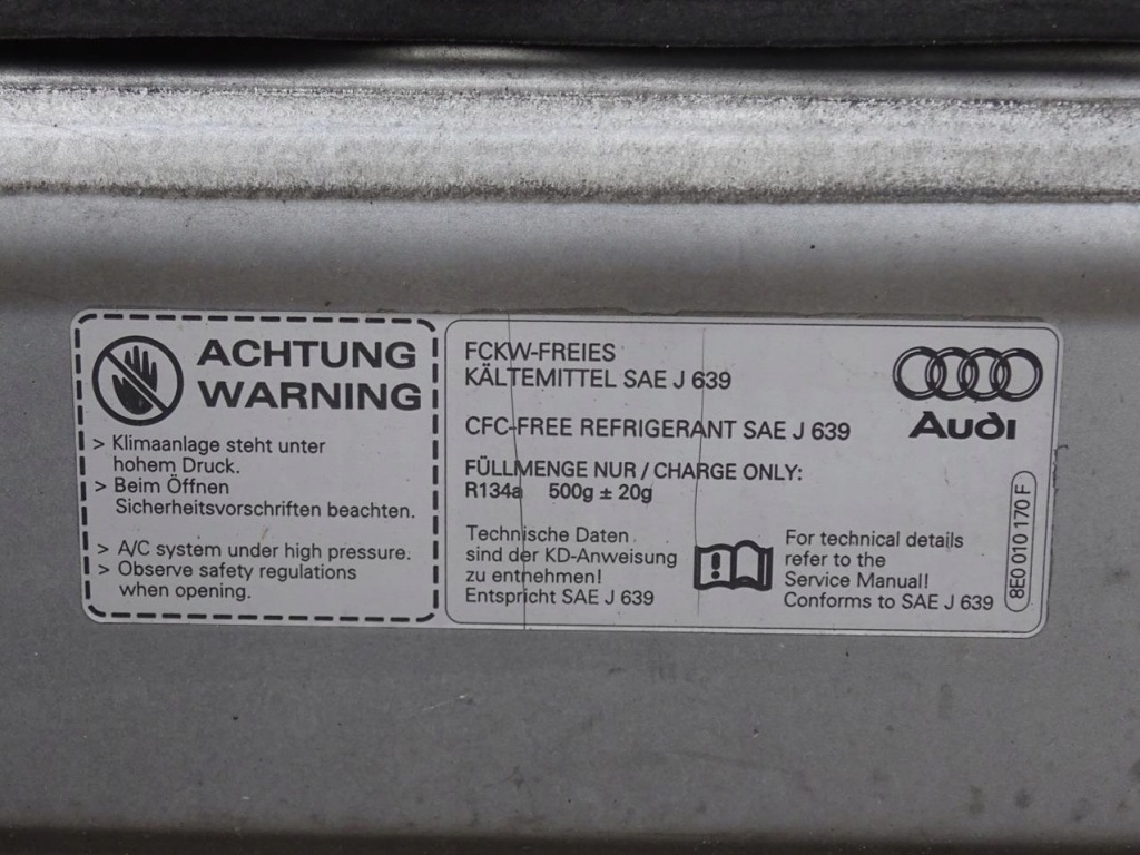 Audi a4 b7 седан универсал 04-08 капот оригинал oem ly7g Киев