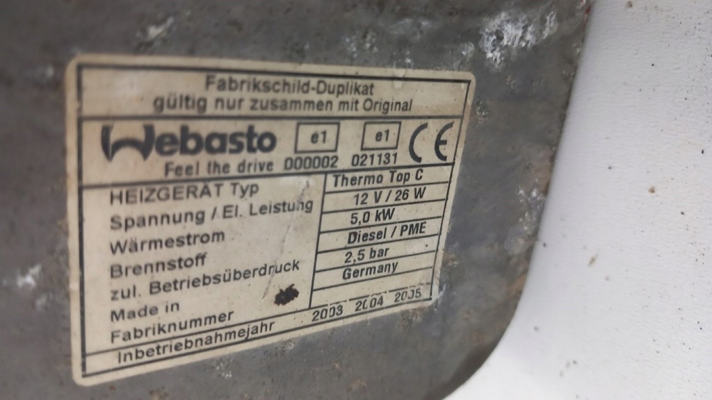 фото №5, Chrysler grand voyager iv 2.8 crdi webasto