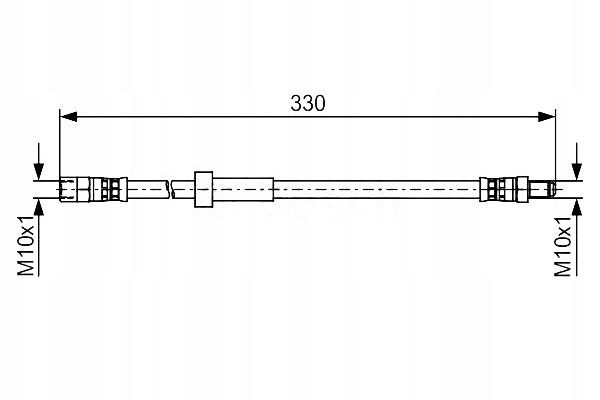 фото №1, Bosch шланг тормозной volvo s60 i 2.4 bifuel lp