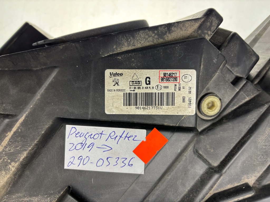 фото №10, Peugeot rifter 2021 лампи передні