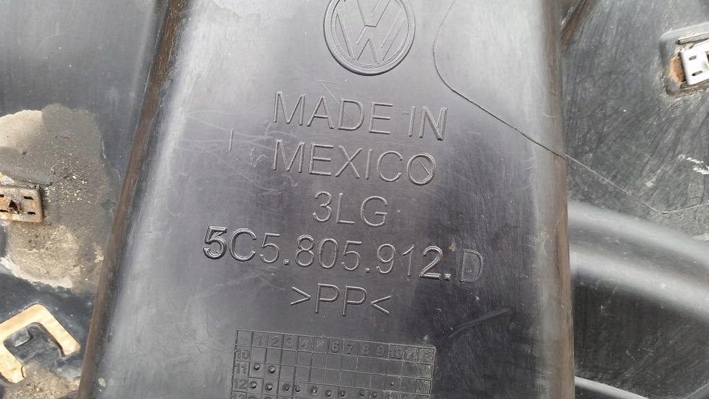 фото №10, Подкрылок перед передние правое vw beetle 5c 5c5 оригинал 5c5805912d