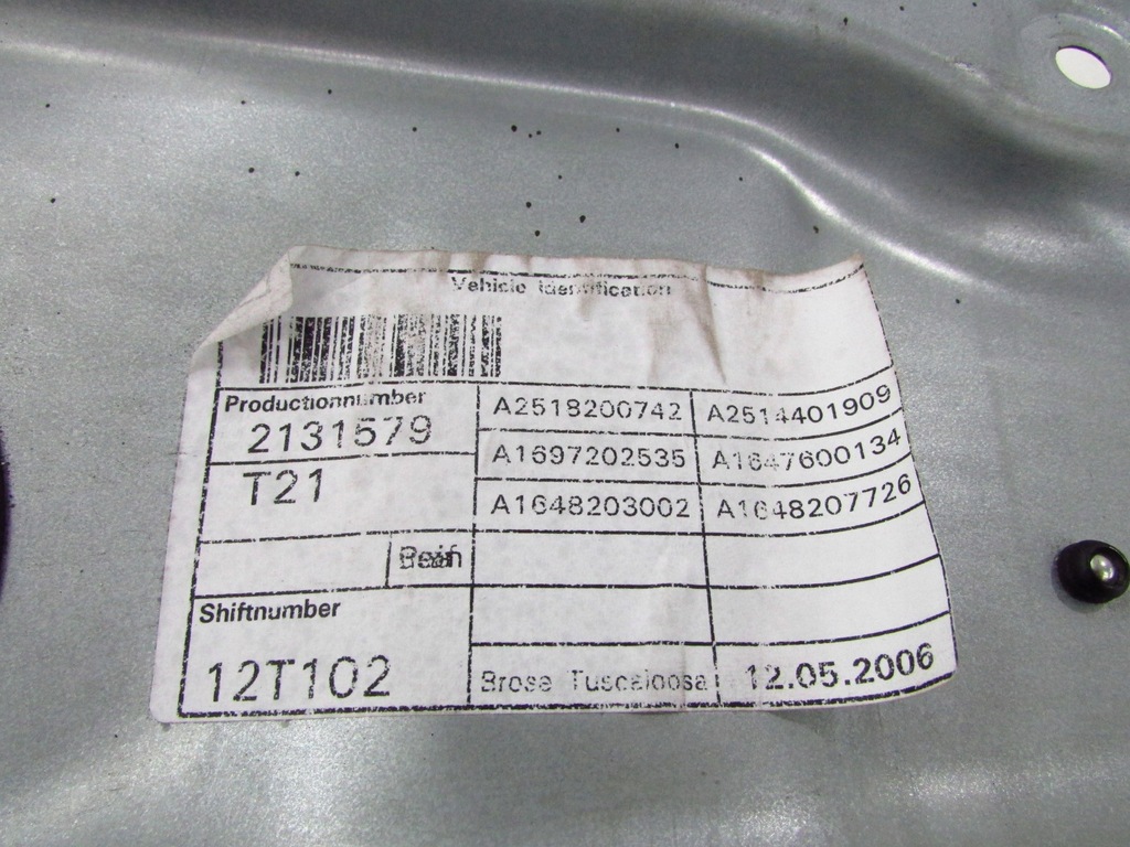 фото №5, Mercedes ml w164 w251 механизм стекло левый перед europa 05-11r