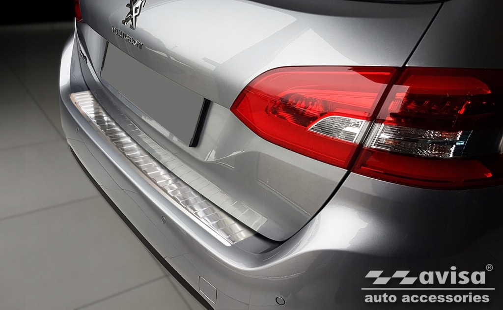 фото №5, Молдинг сталевий накладка na бампер задня peugeot 308 ii sw kombi