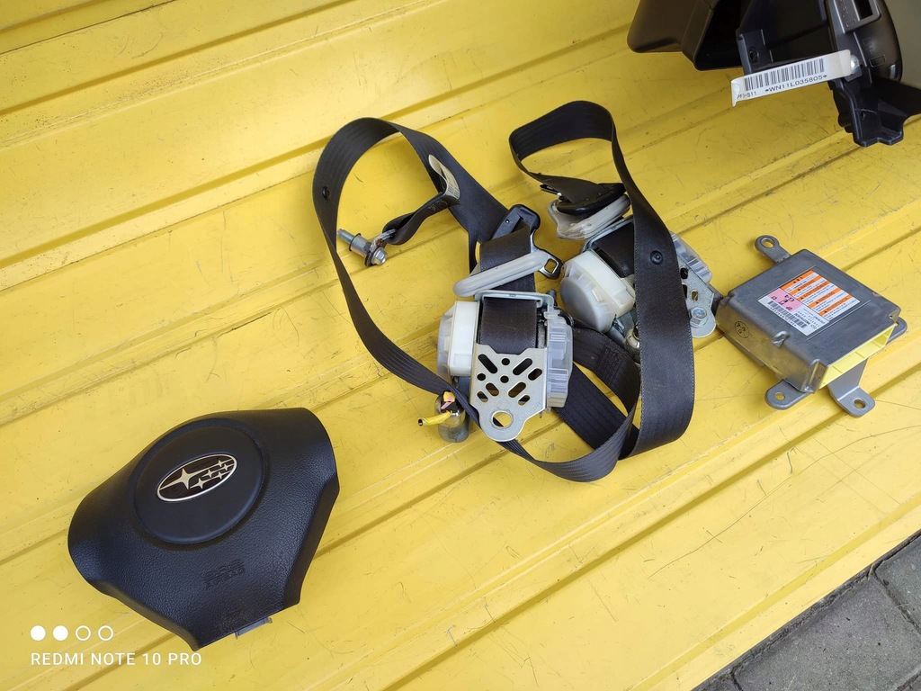 фото №5, Subaru forester iii подушки безопасности воздушные консоль eu