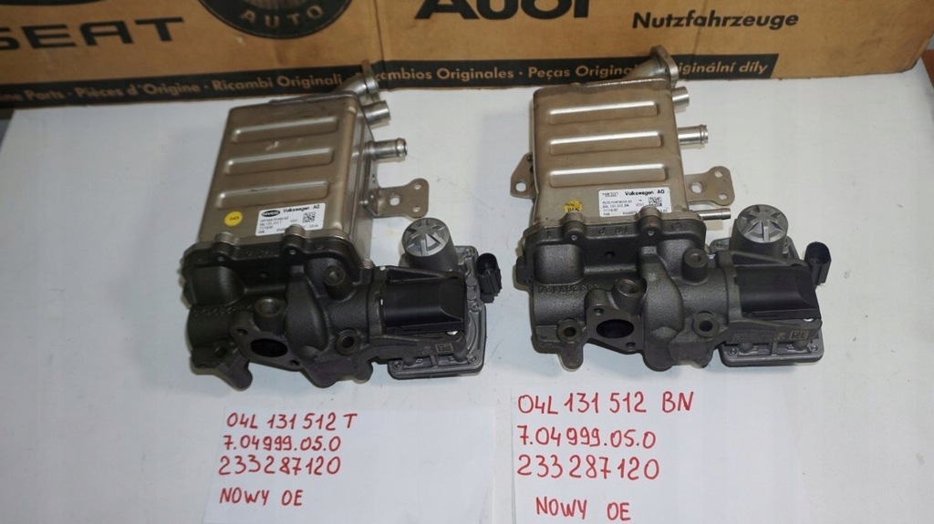 фото №1, Радіатор вихлопних газів клапан egr vw t6 2.0tdi golf vii