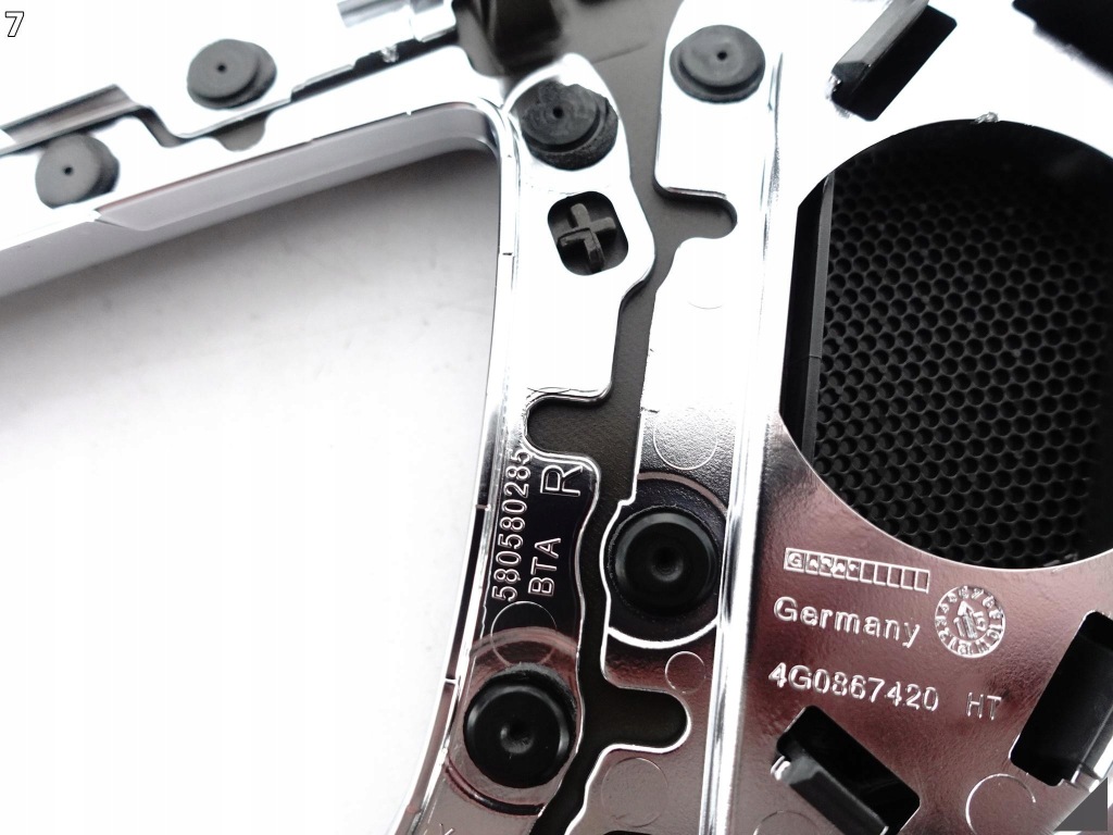 фото №8, Audi a6 s6 4g0 c7 lift 10-18 защита dekor дверь правая задняя хром drewno aj3