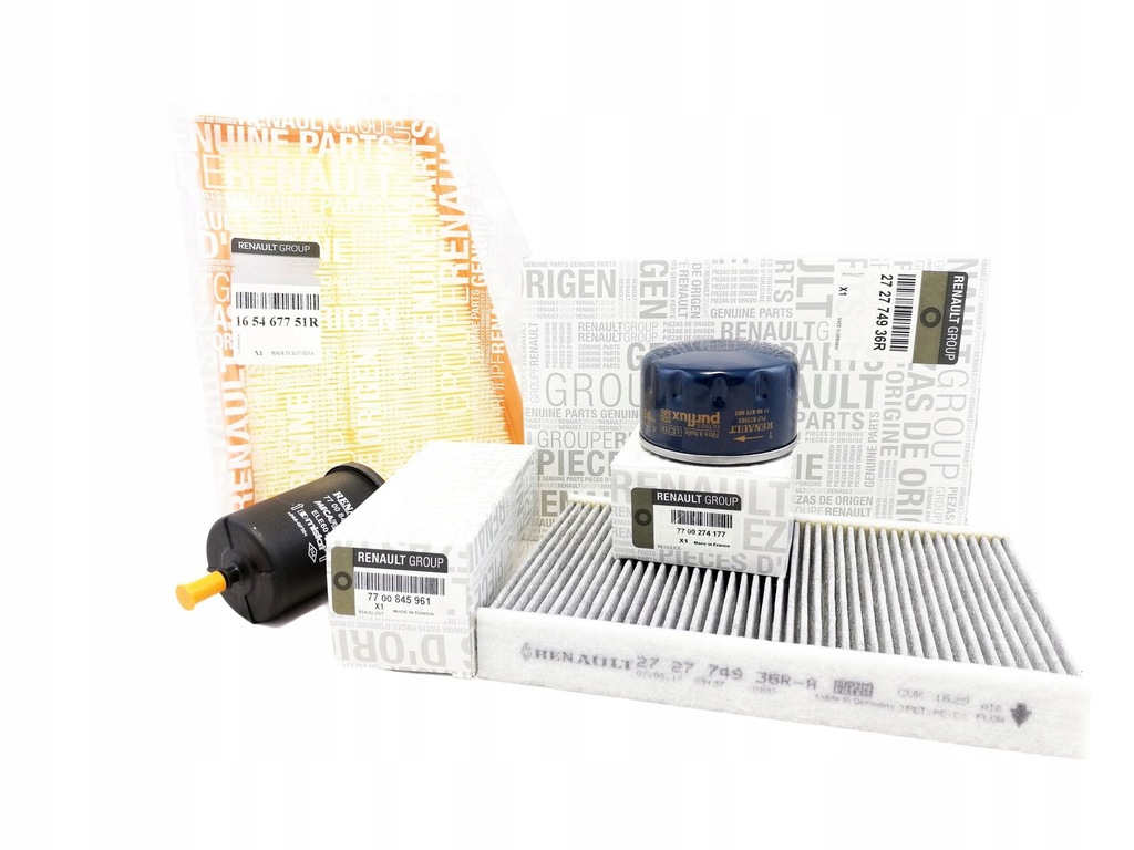 фото №1, Набір фільтрів renault fluence 1.6 16v оригінал