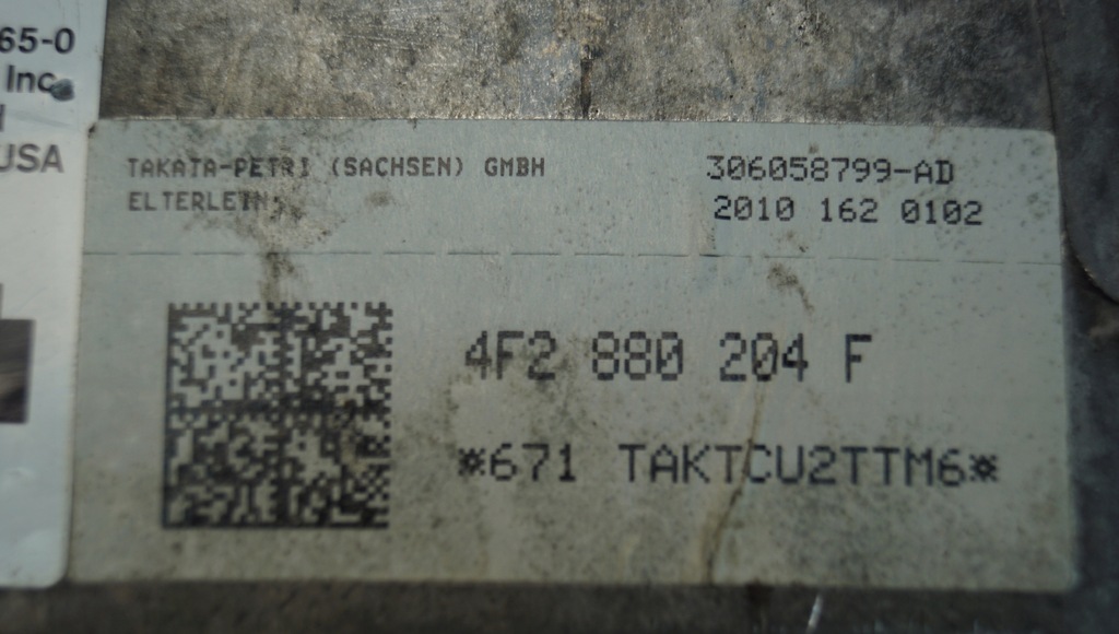 фото №5, Подушка подушка безпеки пасажира audi a6 c6 4f2880204f