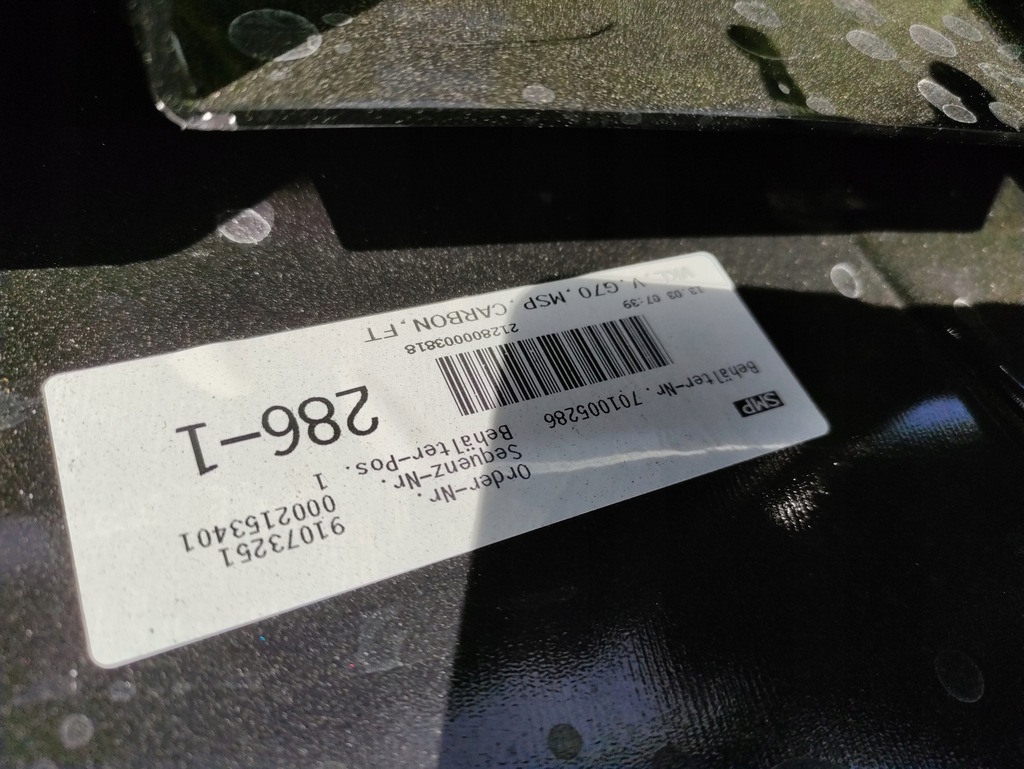 фото №11, Бампер передний bmw 7 i7 g70 m набор