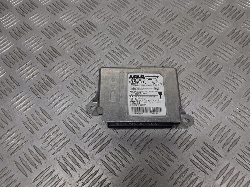 фото №1, Модуль подушка безопасности renault scenic ii