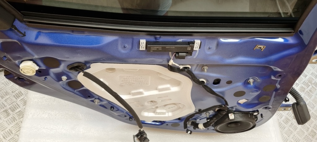 фото №14, Renault clio v двері лівий ліва задня задні 120mik колір blue iron terqh rqh