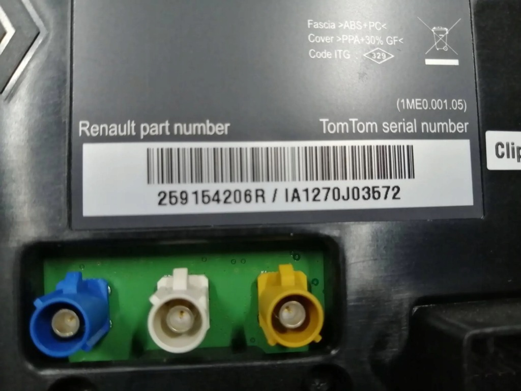 фото №3, Дисплей renault laguna iii 259154206r монитор