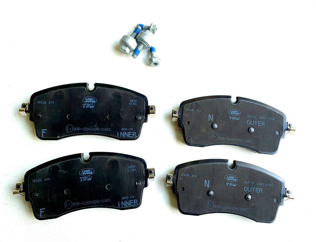 фото №1, Тормозные колодки тормозные передние jaguar f-pace e-pace nowe оригинальный номер