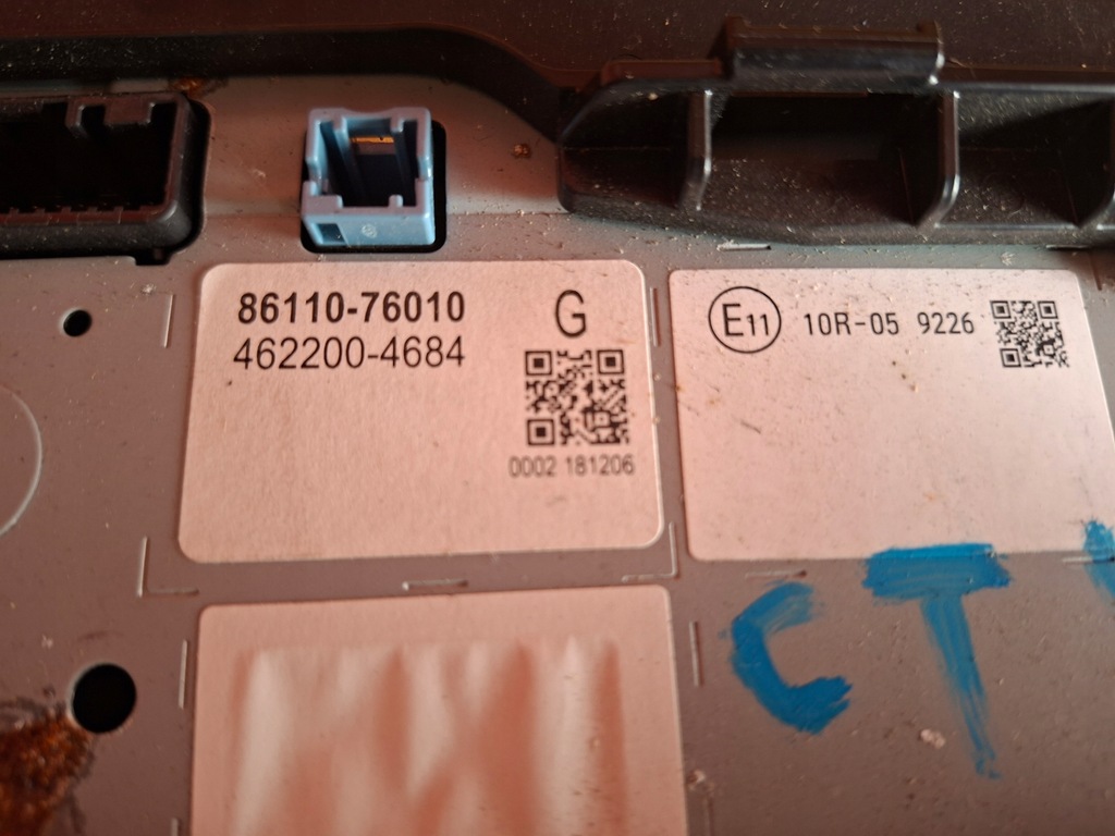 фото №7, Монітор дисплей екран lexus ct 200h 18r 86110-76010 uk