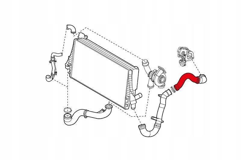 фото №14, Шланг турбины fiat croma 2.4 d multijet 51791374