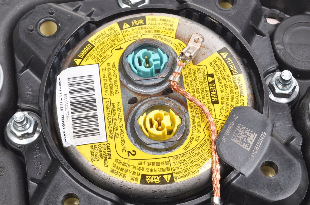 фото №6, Mercedes w205 подушка повітряна водія подушка безпеки 0008602800