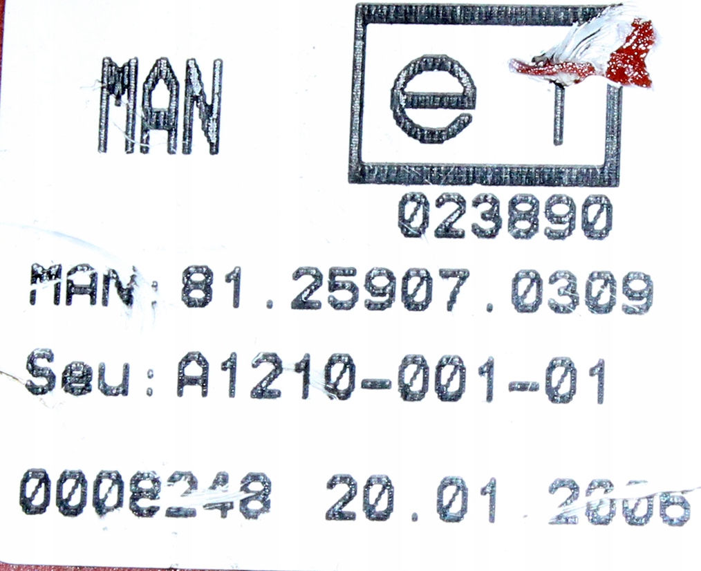 фото №3, Перетворювач напруги струму man 81259070309