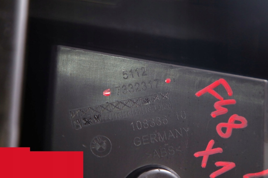 фото №12, Bmw x1 f48 напрямна кронштейн бампера лівий ліва задня задній 7332317