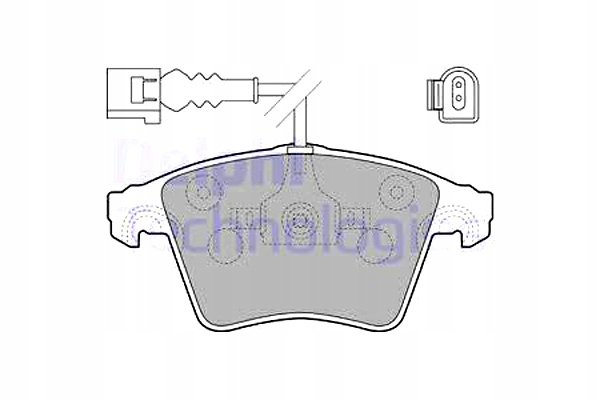 фото №2, Тормозные колодки тормозные перед vw california t5 camper multivan t5